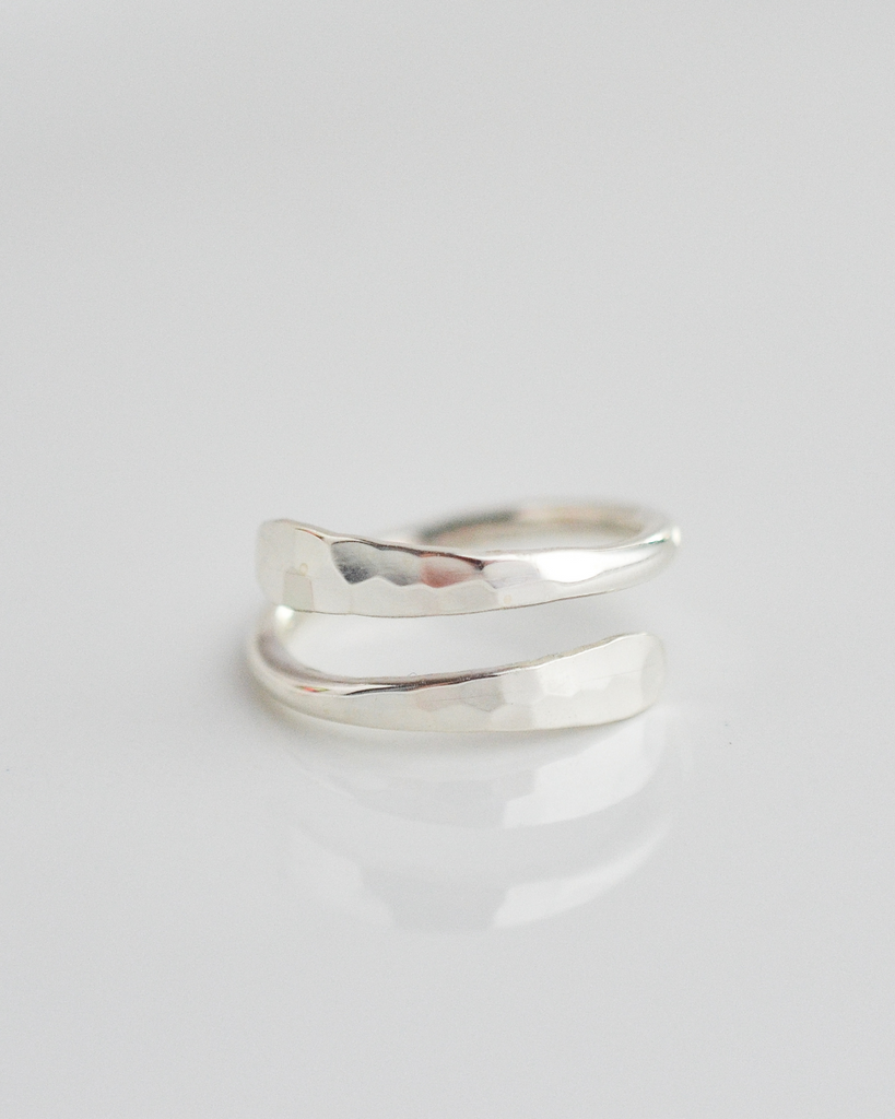 Sterling Silver Adjustable Wide Ring
