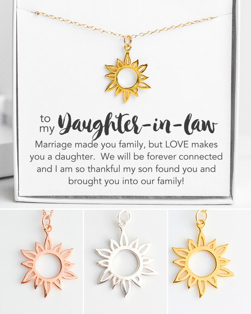 Daughter-in-Law Sun Necklace