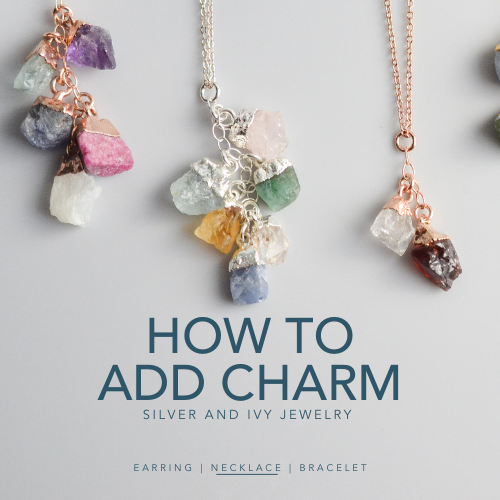 Add a charm necklace on sale