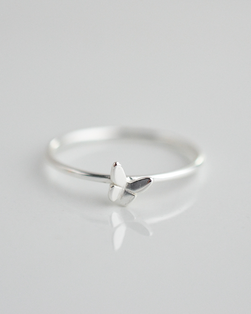 Sterling Silver Butterfly Ring