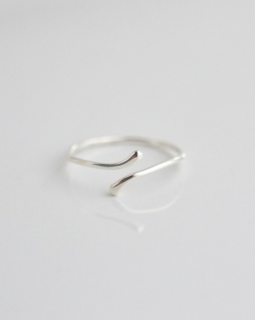 Sterling Silver Bypass Ring