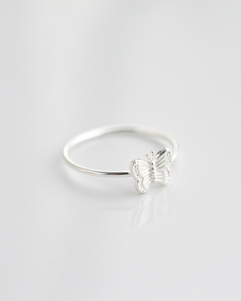 Sterling Silver Butterfly Ring