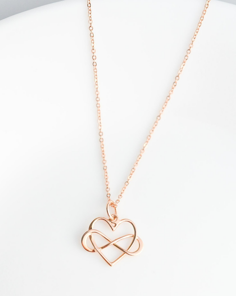 Best Friend Infinity Heart Necklace