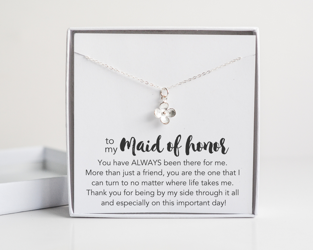 Maid of Honor Bloom Necklace