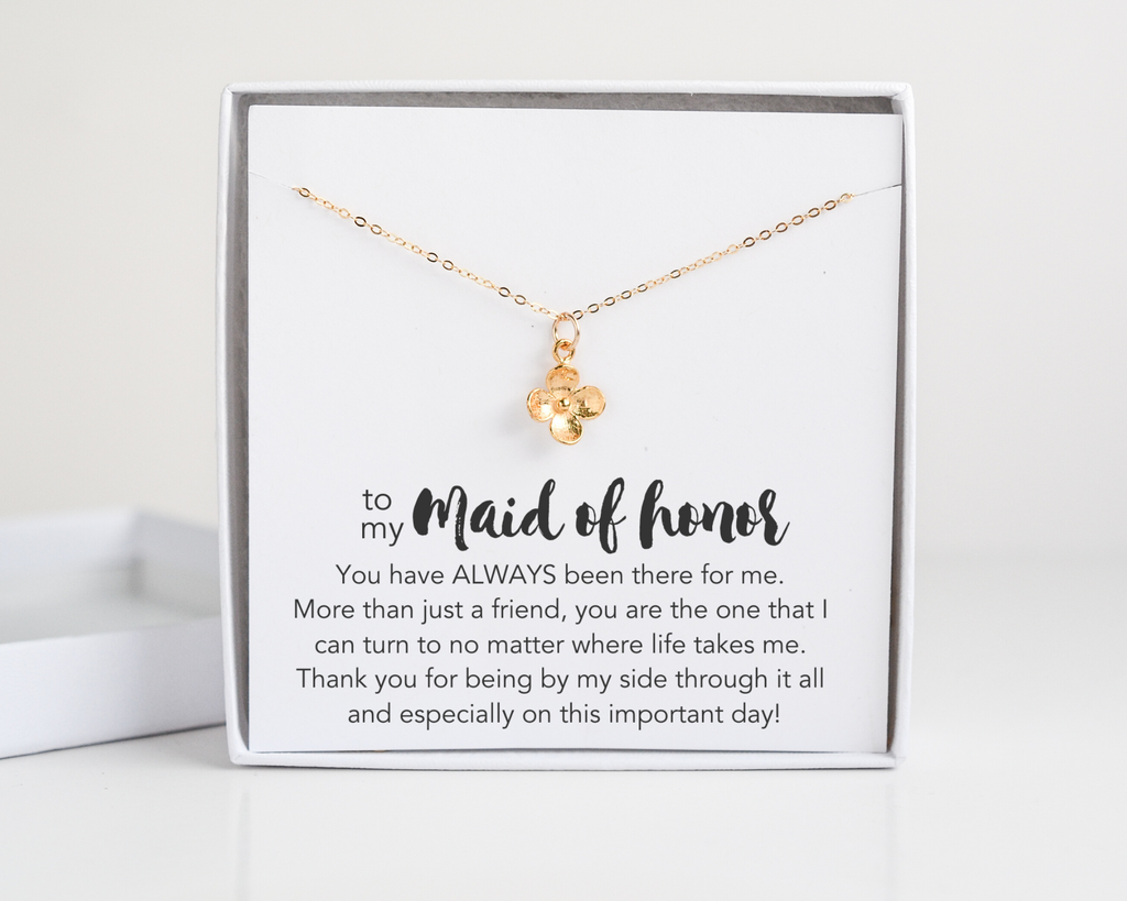 Maid of Honor Bloom Necklace