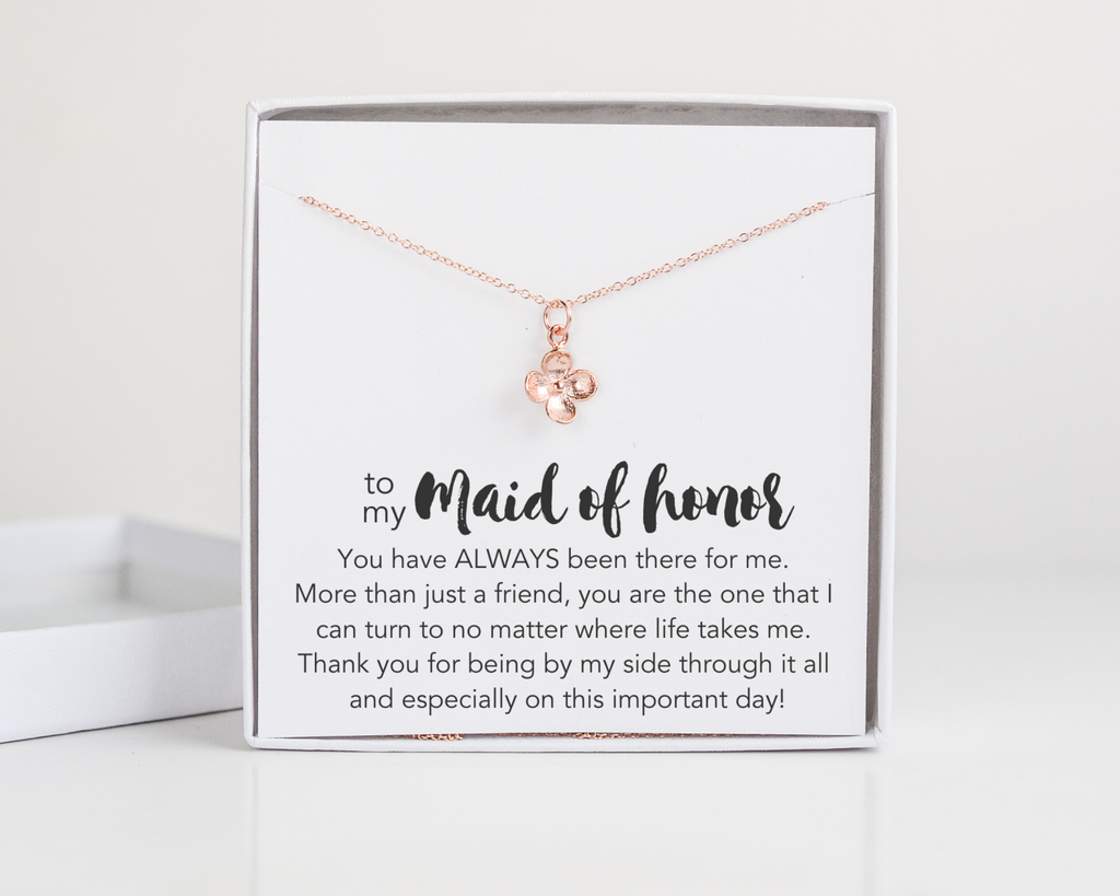 Maid of Honor Bloom Necklace