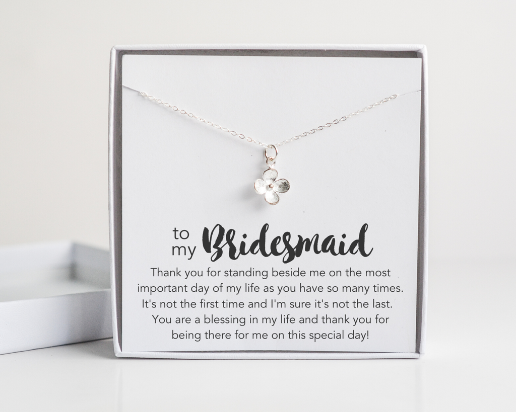 Bridesmaid Bloom Necklace