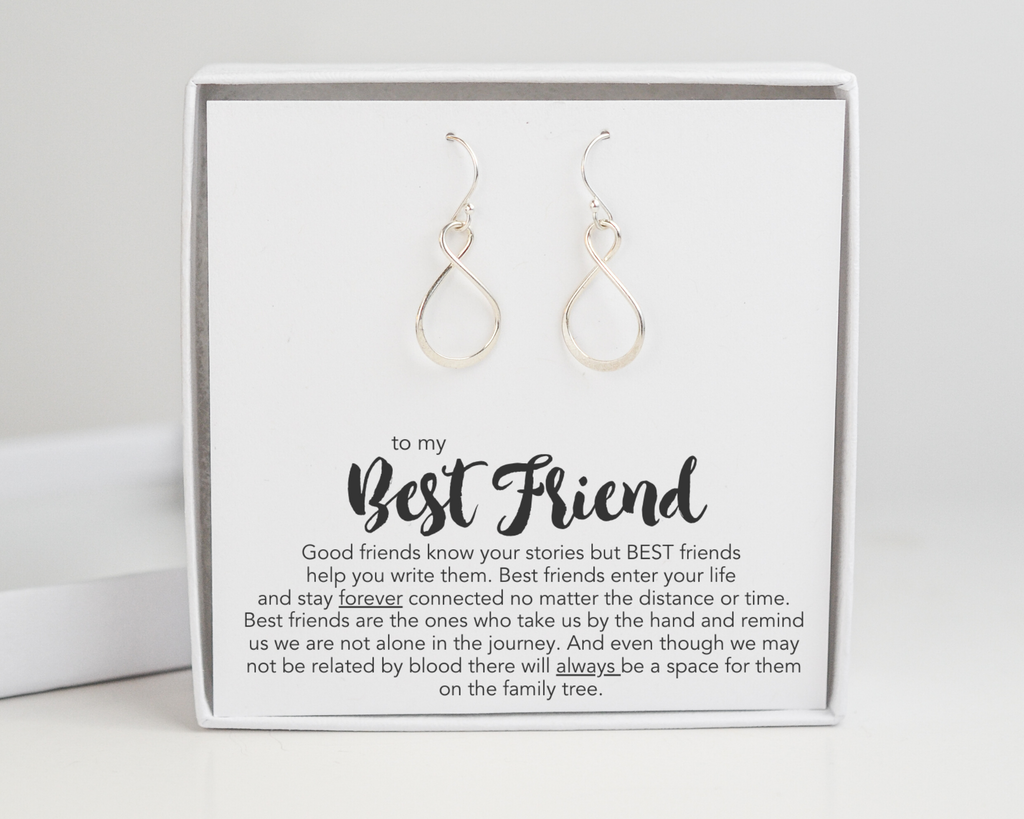 Best Friend Infinity Earrings