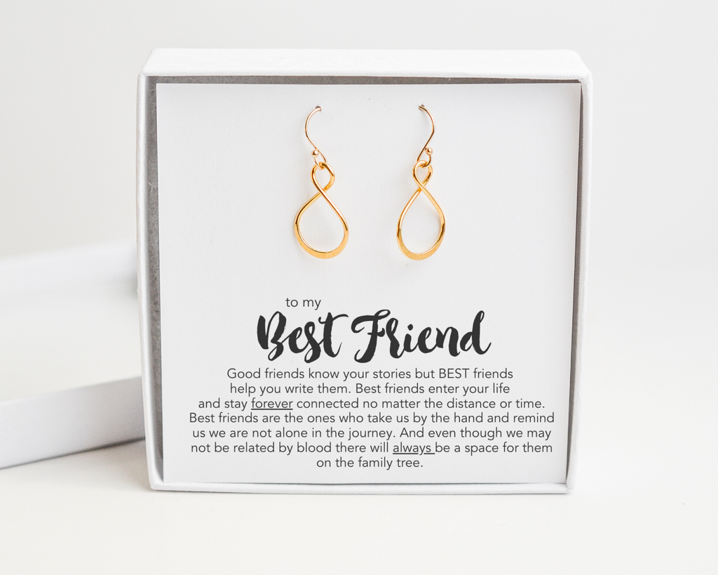 Best Friend Infinity Earrings