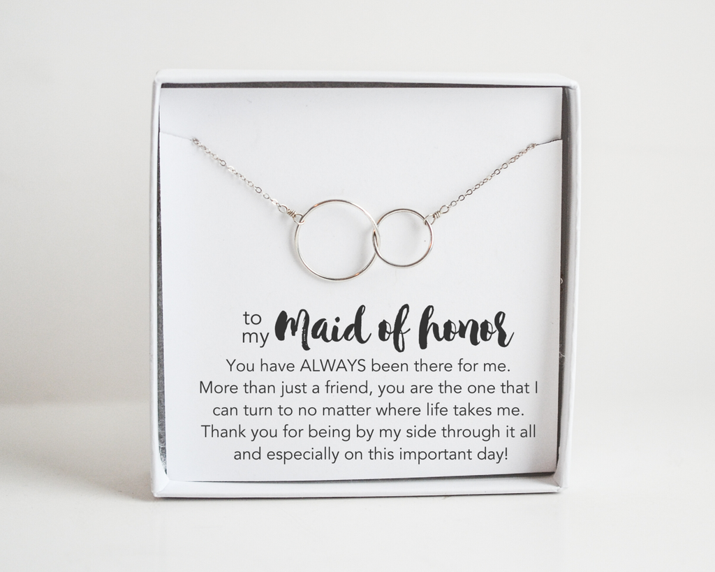 Maid of Honor Connected Necklace