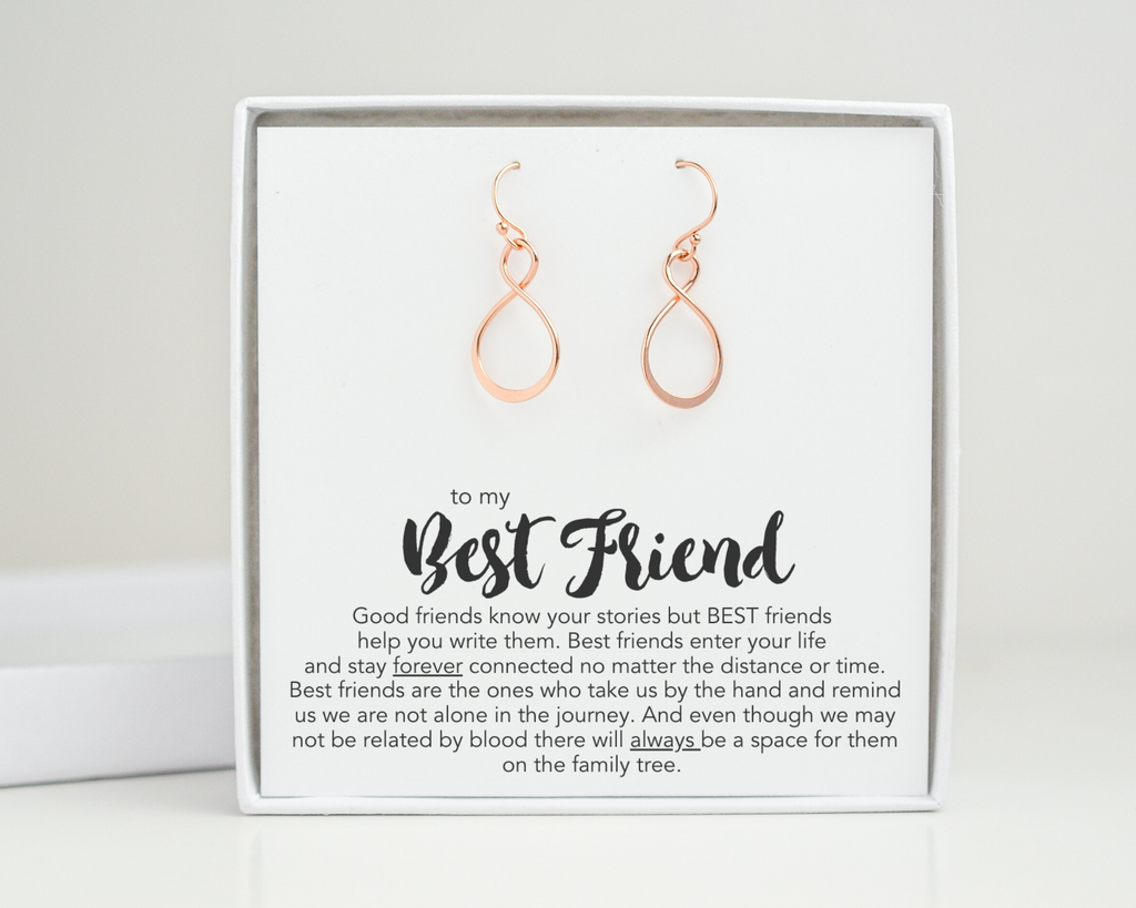 Best Friend Infinity Earrings