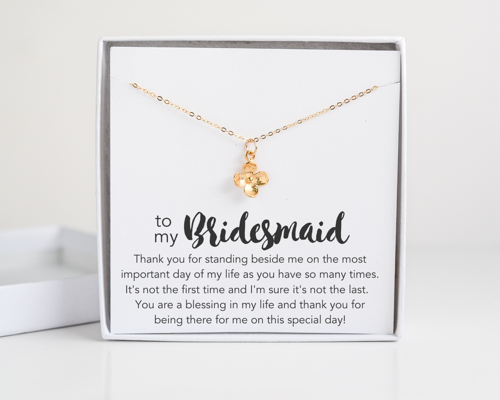 Bridesmaid Bloom Necklace