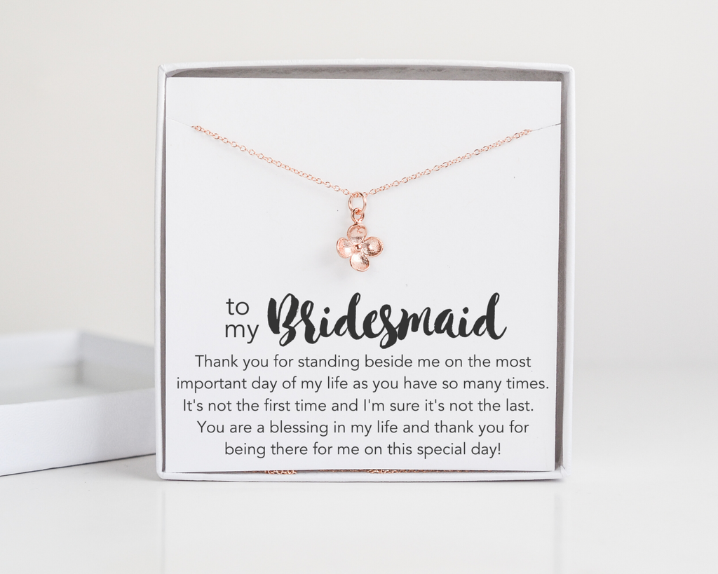 Bridesmaid Bloom Necklace