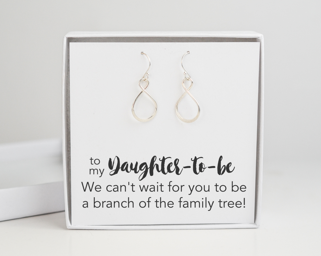 Daughter-to-Be Infinity Earrings