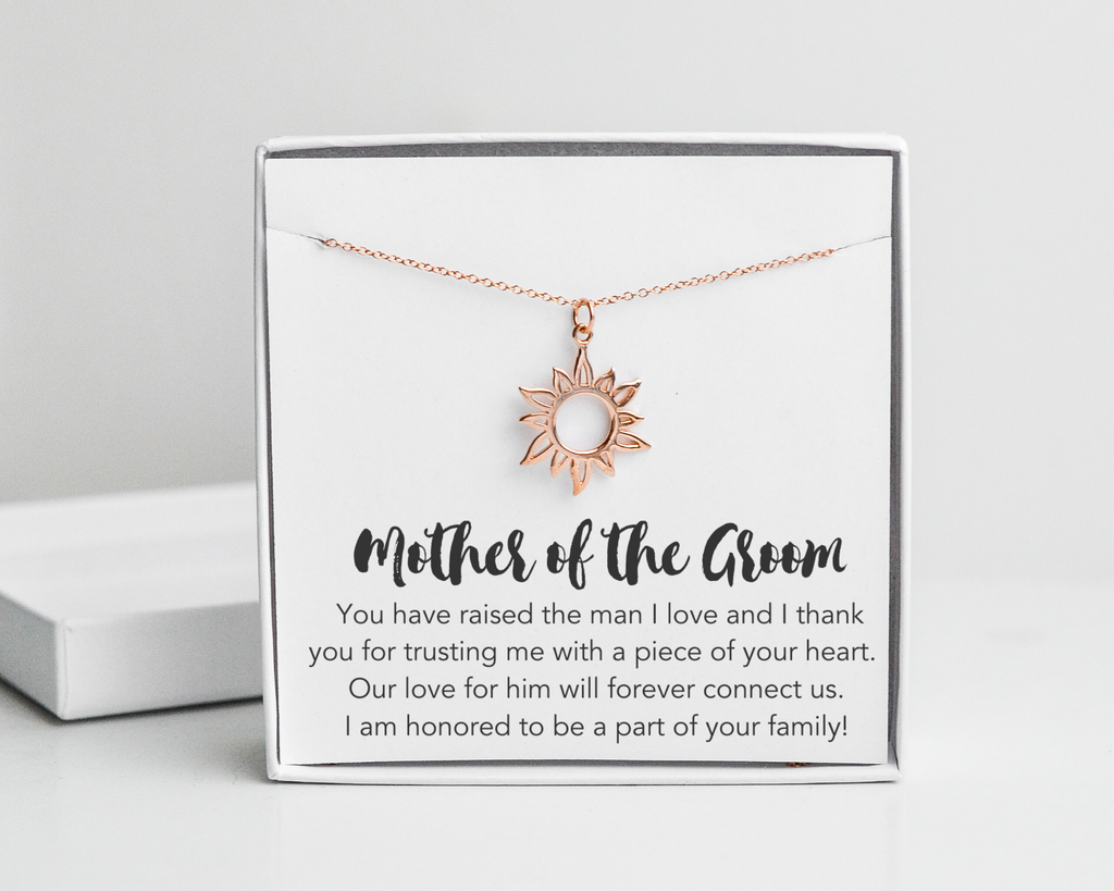 Mother of the Groom Sun Necklace