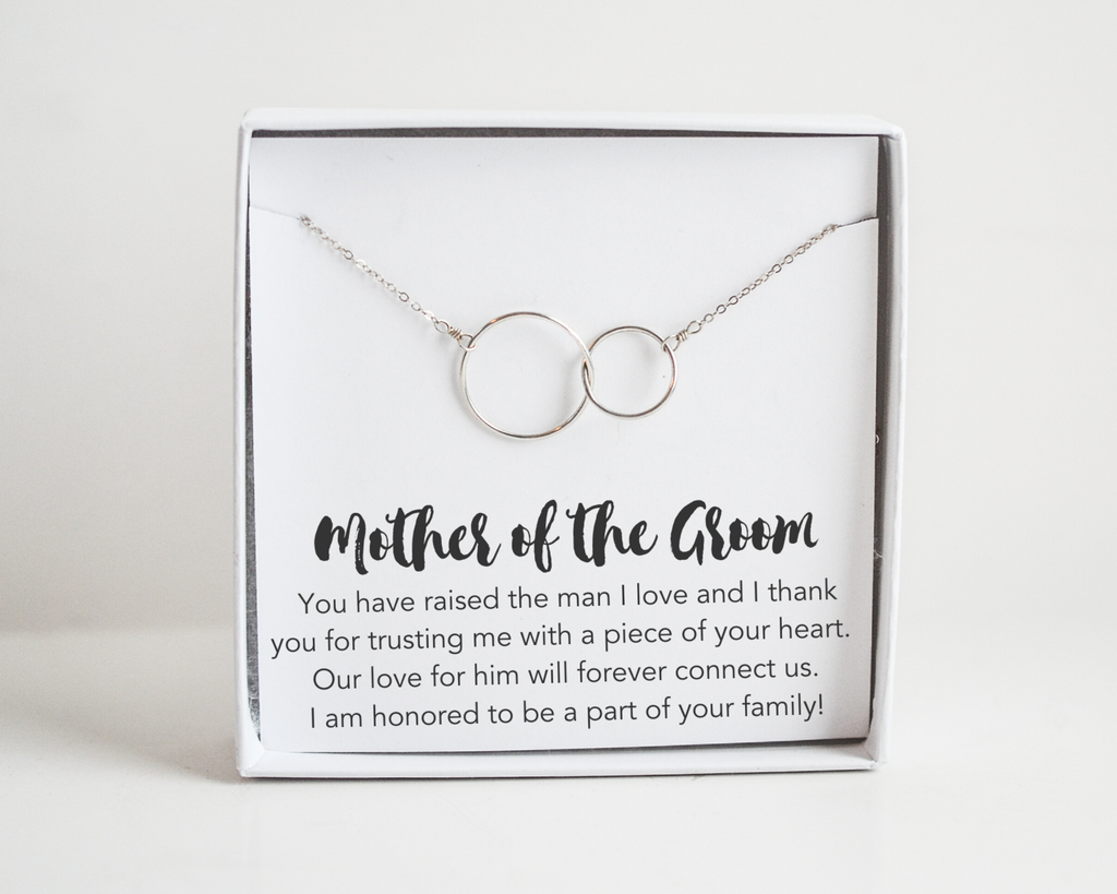 Mother of the Groom Connected Necklace