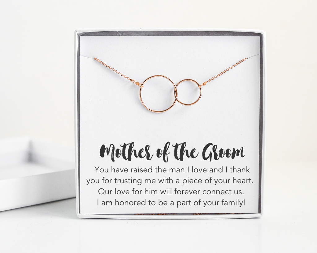 Mother of the Groom Connected Necklace