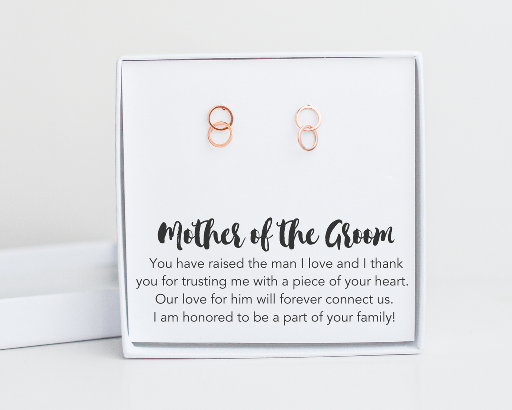 Mother of the Groom Circle Studs