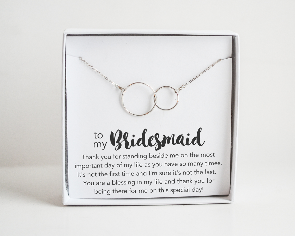 Bridesmaid Connected Necklace