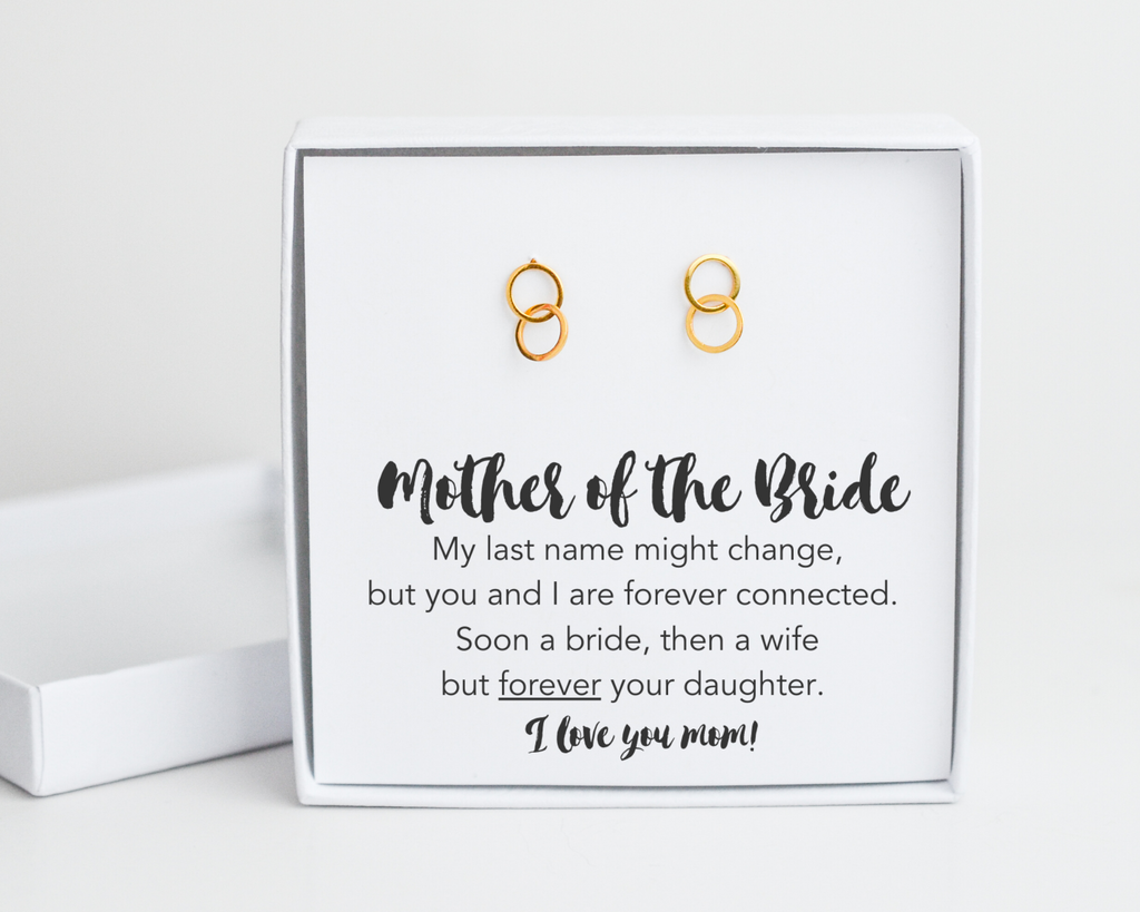 Mother of the Bride Circle Studs