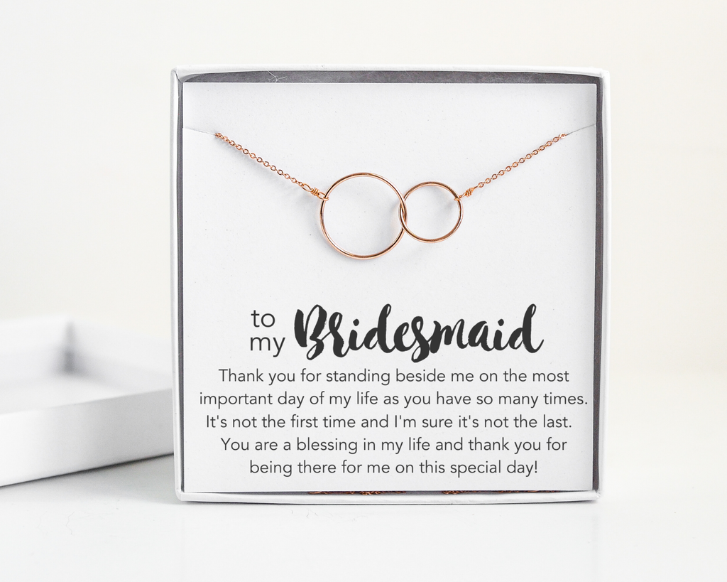 Bridesmaid Connected Necklace