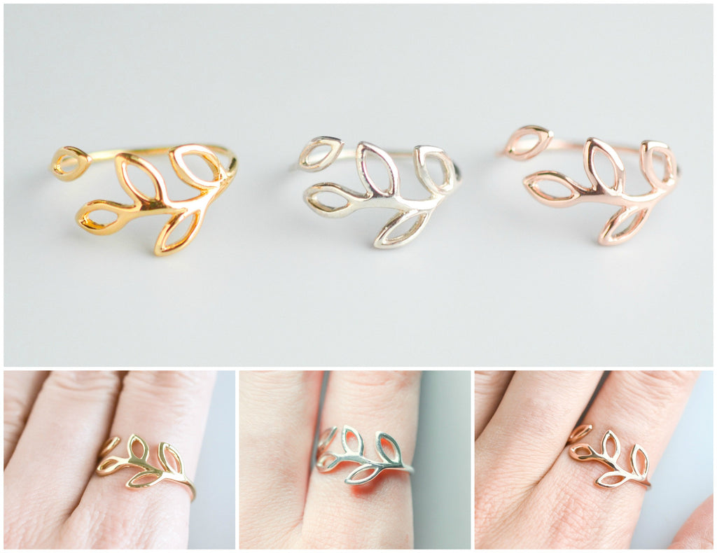 Leaf Wrap Ring