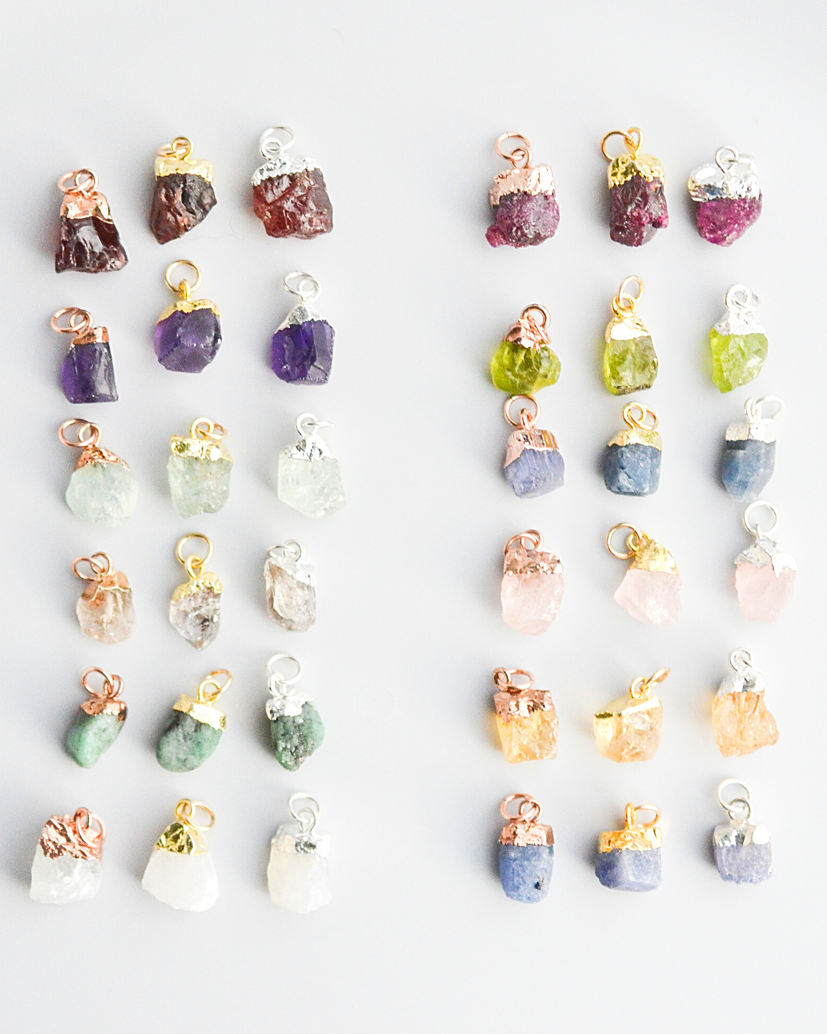 Raw birthstones deals