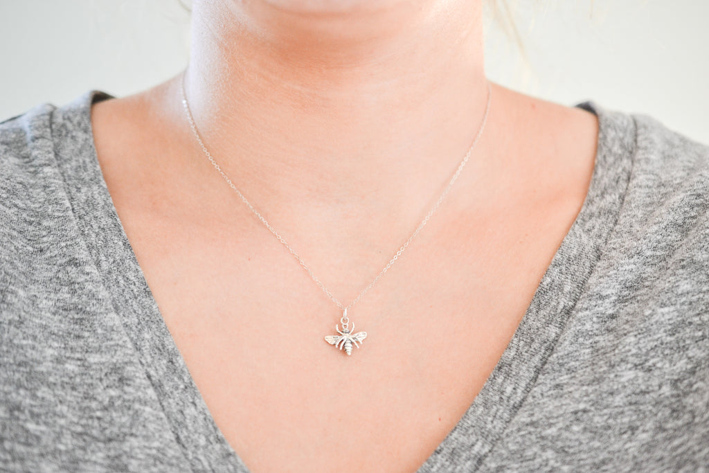 Mother's Bumblebee Necklace