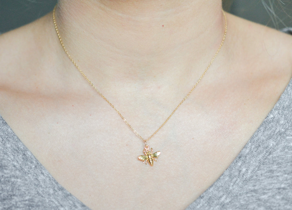 Mother's Bumblebee Necklace