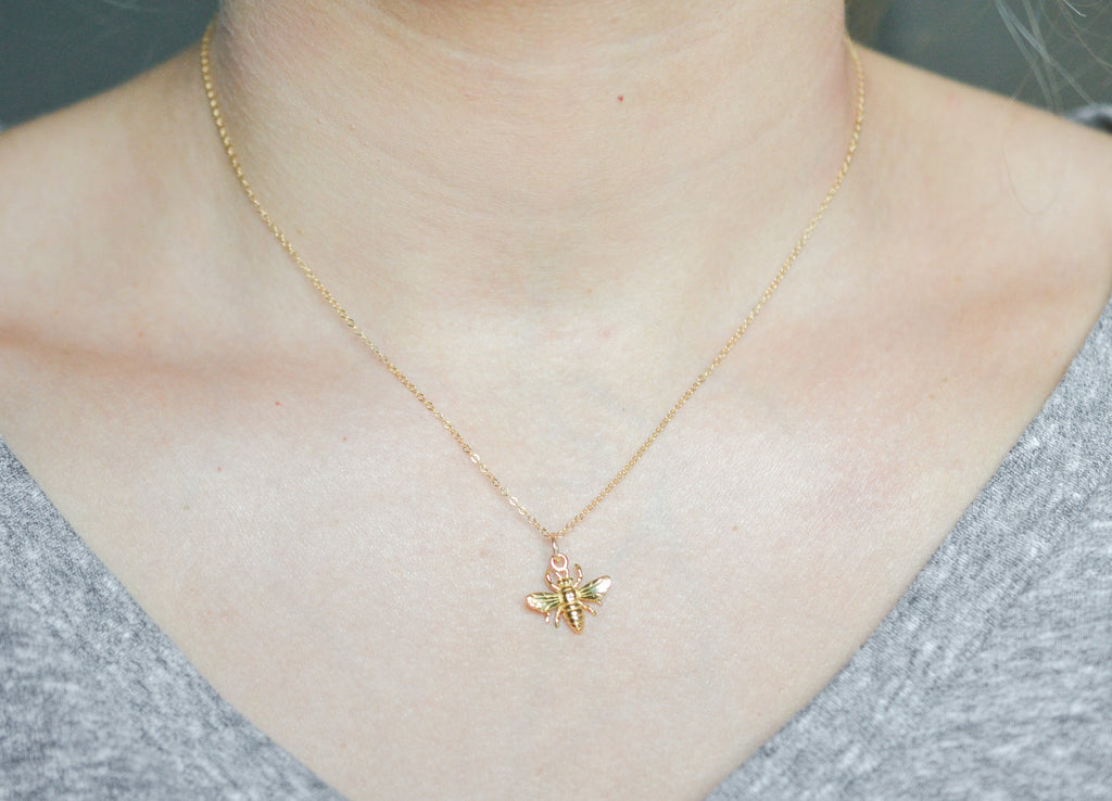 Graduate Bumblebee Necklace