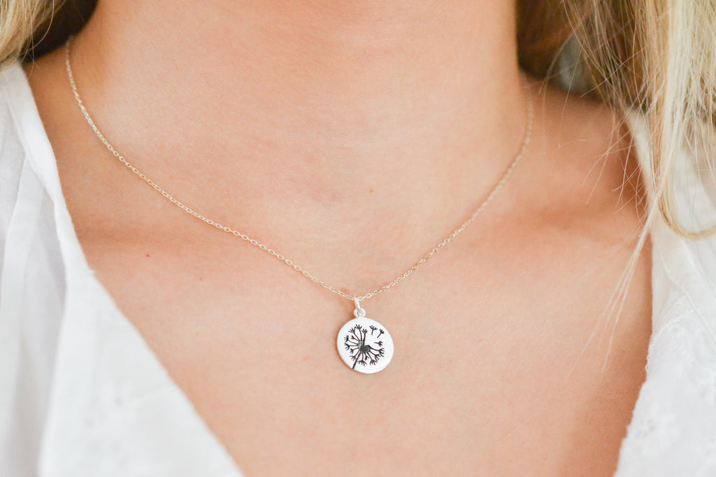 Dandelion Necklace Set