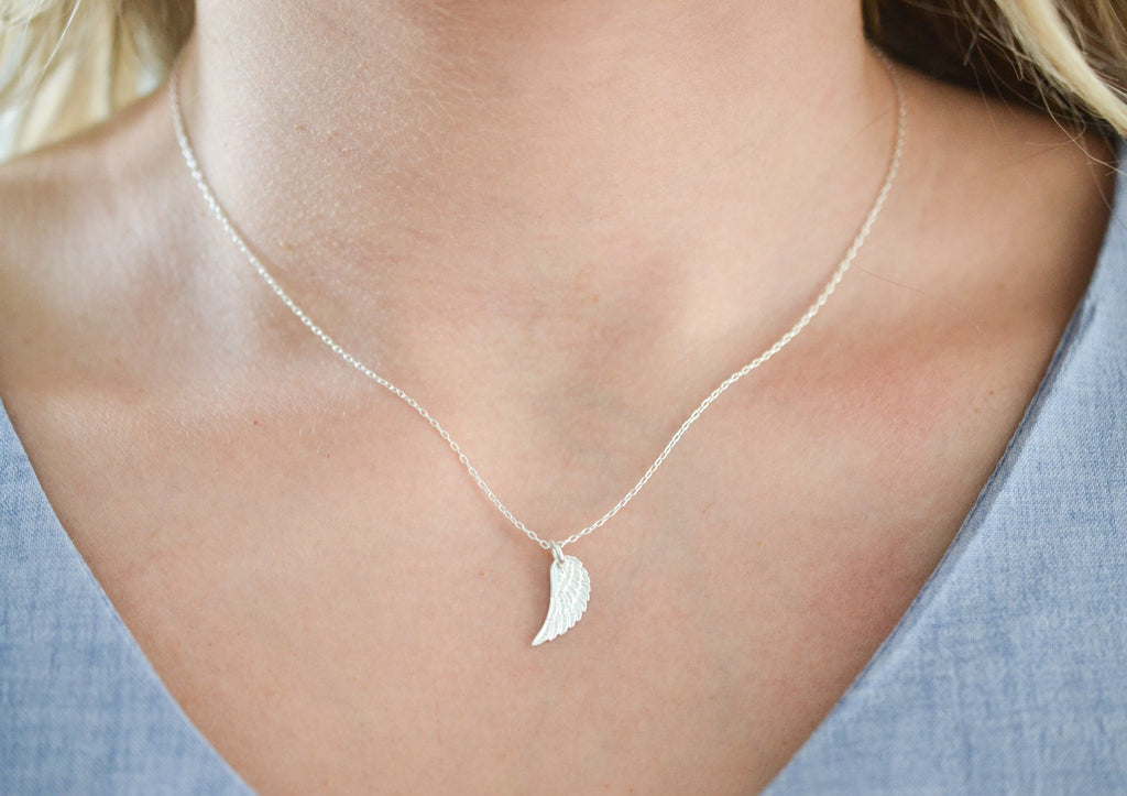 Best Friend Angel Wing Necklace