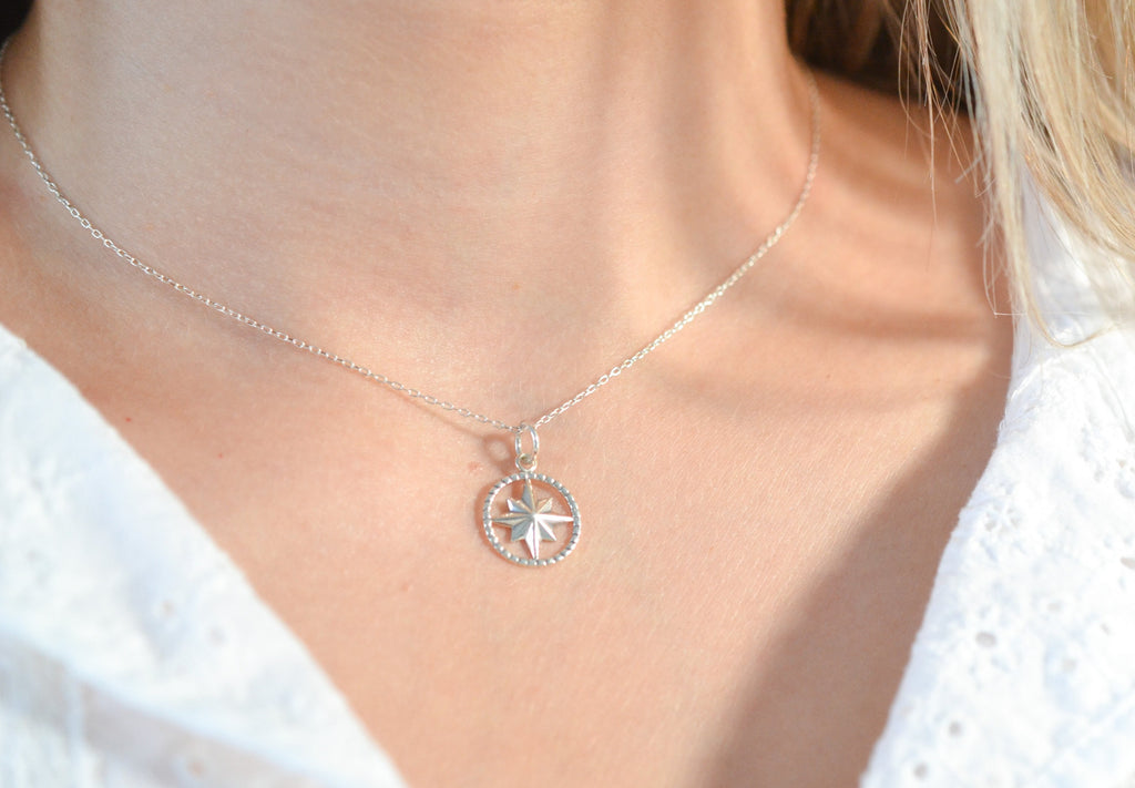 Joy in the Journey Compass Necklace