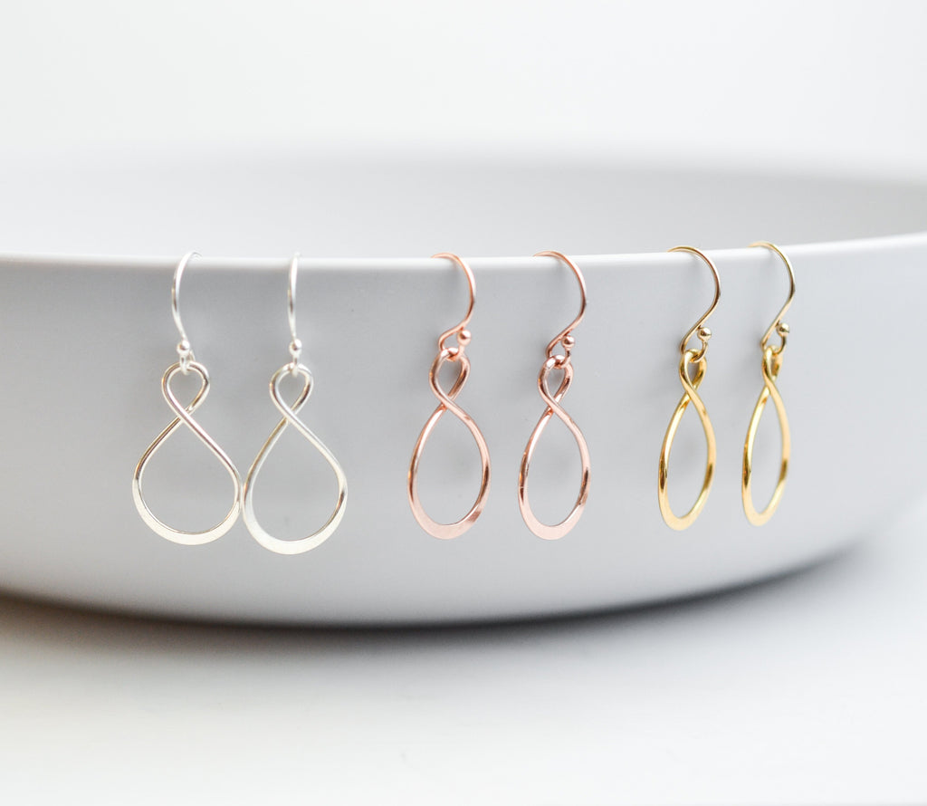 Infinity Drop Earrings