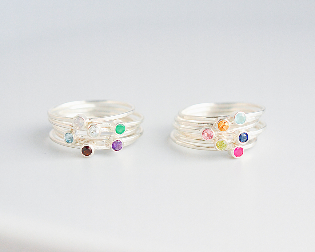 Summer Birthstone Rings