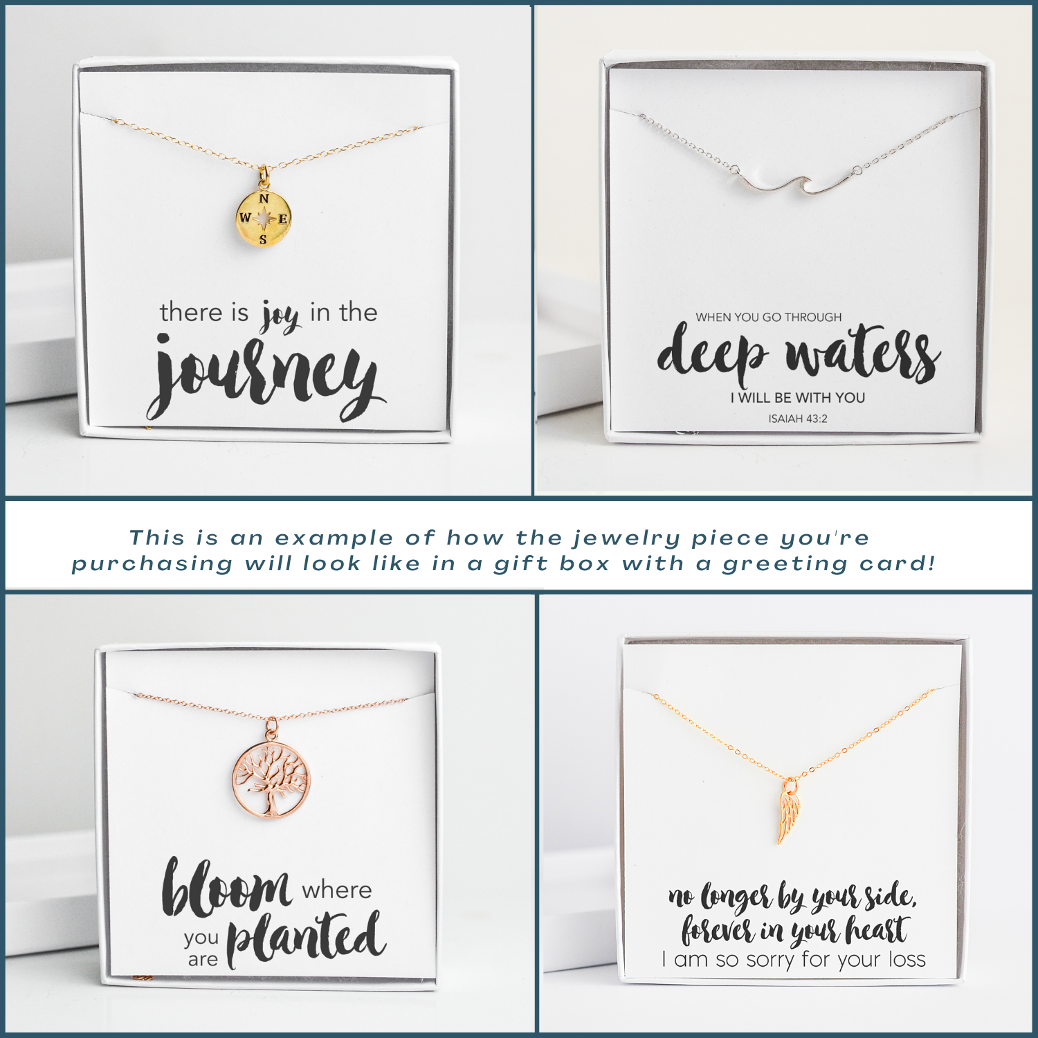 FREE Meaningful Jewelry Cards – Silver and Ivy