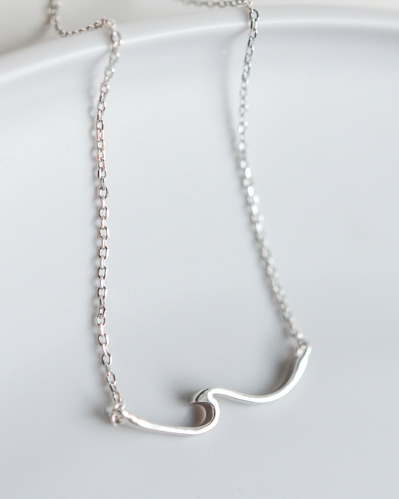 Teacher Ocean Wave Necklace