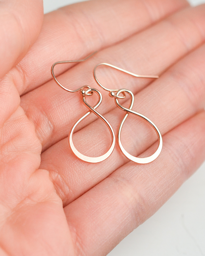 Infinity Drop Earrings