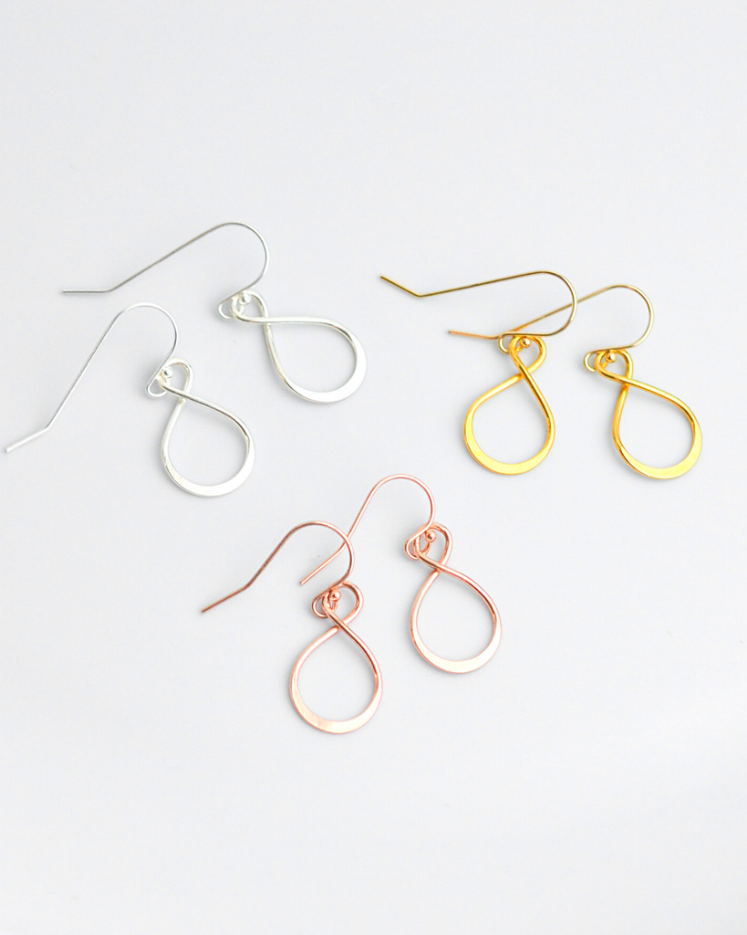 Infinity Drop Earrings