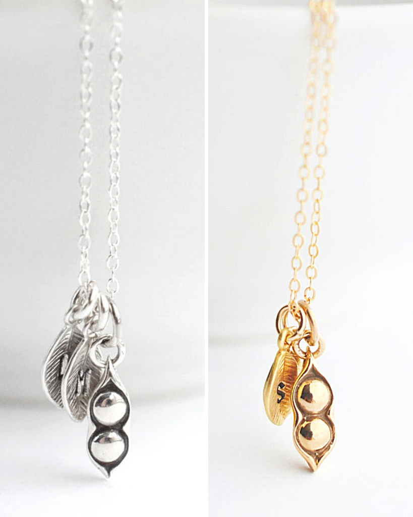 Two Peas in a Pod Necklace
