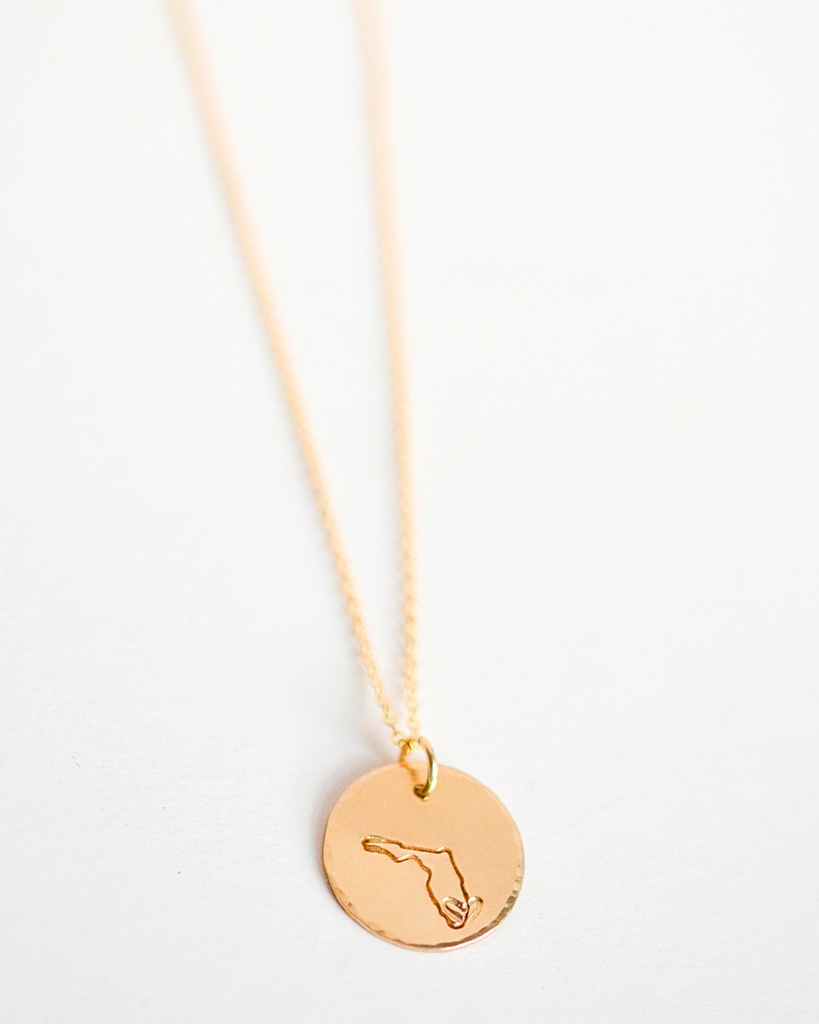Home Sweet Home State Necklace