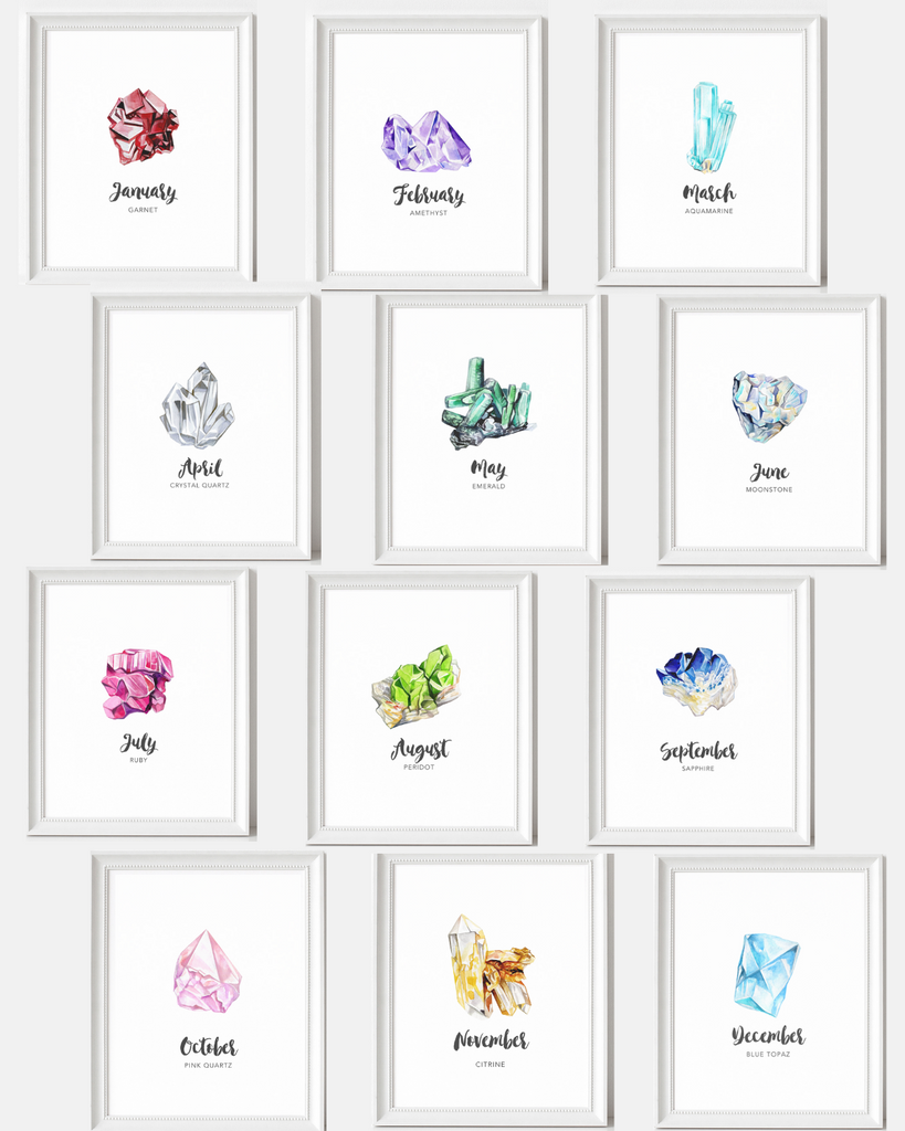 Birthstone Prints