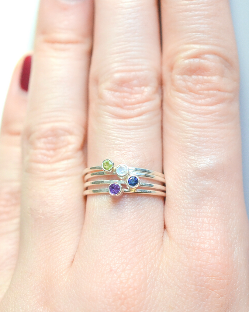 Winter Birthstone Rings