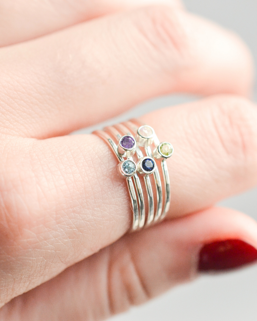 Summer Birthstone Rings