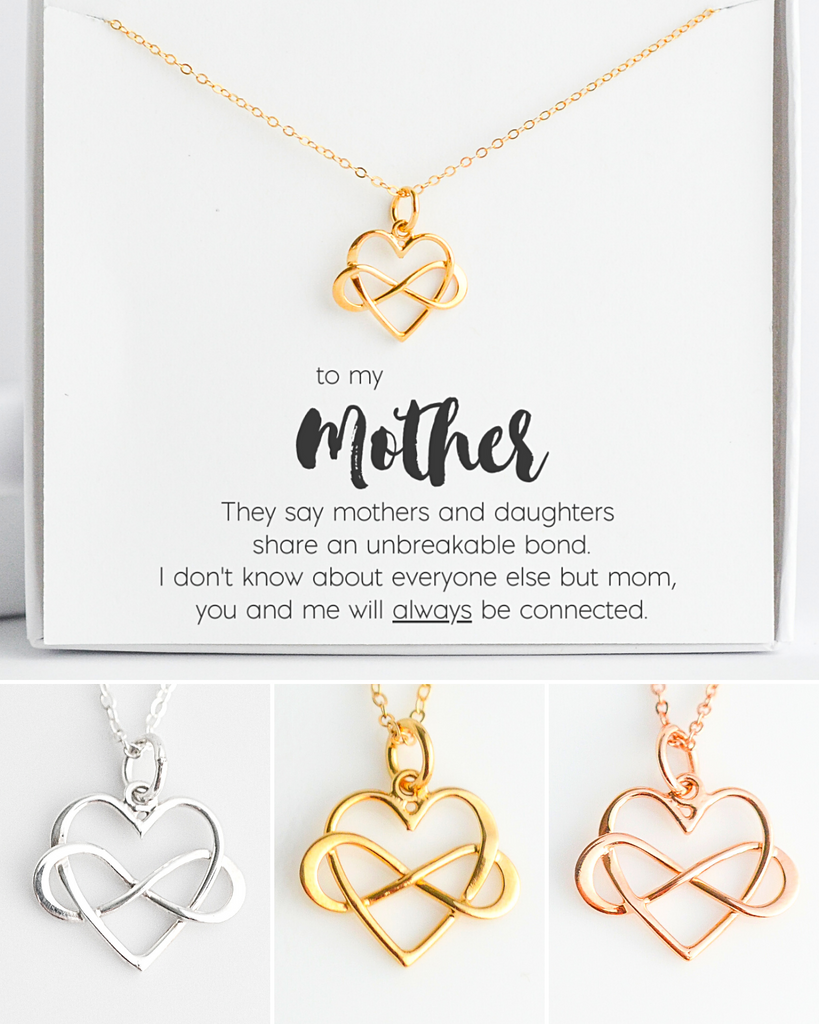 Mother's Infinity Heart Necklace