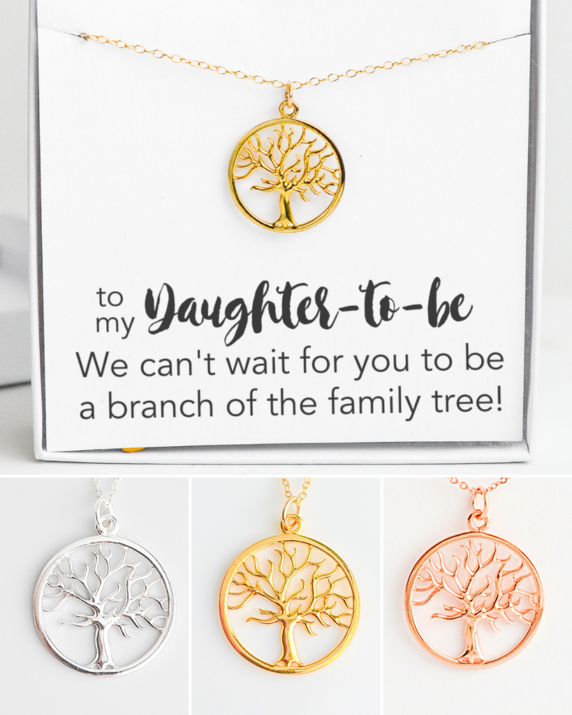 Daughter-to-Be Tree Necklace