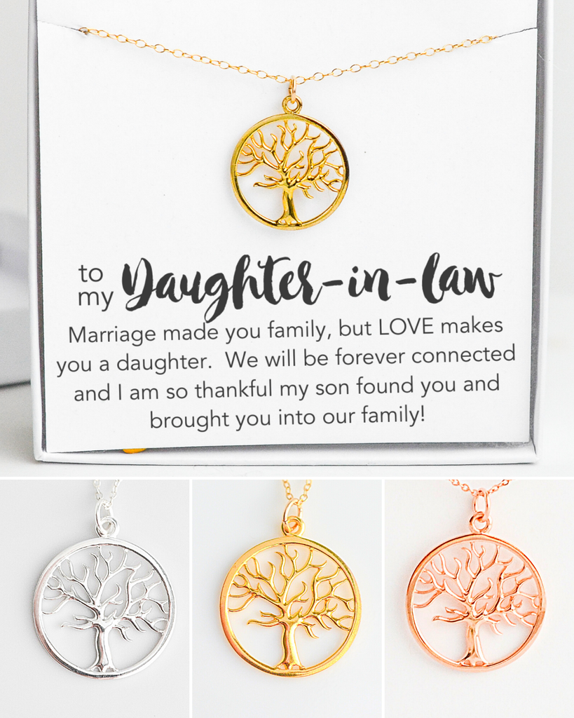 Daughter-in-Law Tree Necklace