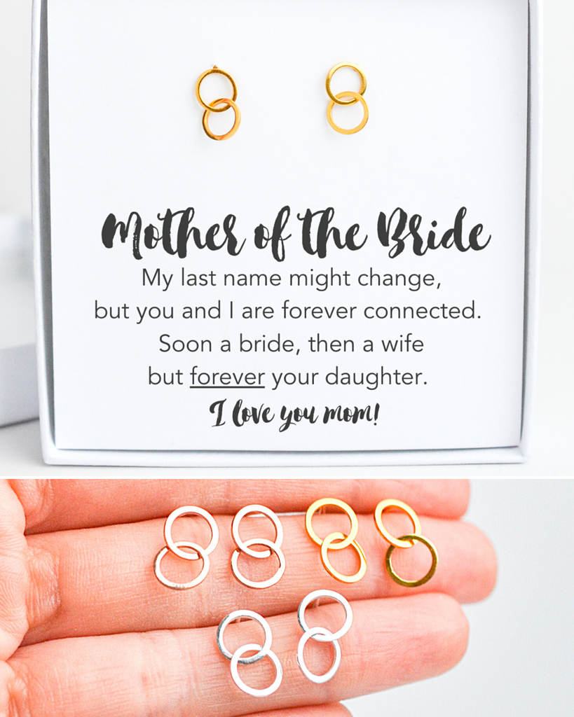 Mother of the Bride Circle Studs