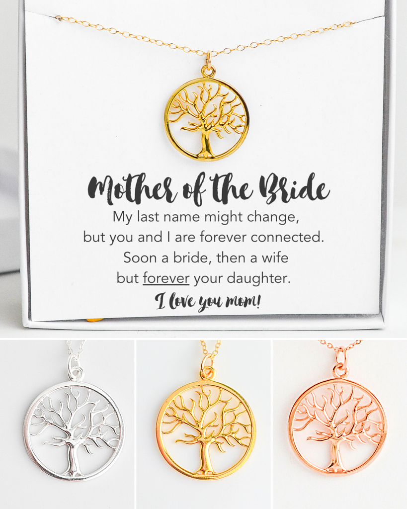 Mother of the Bride Tree Necklace