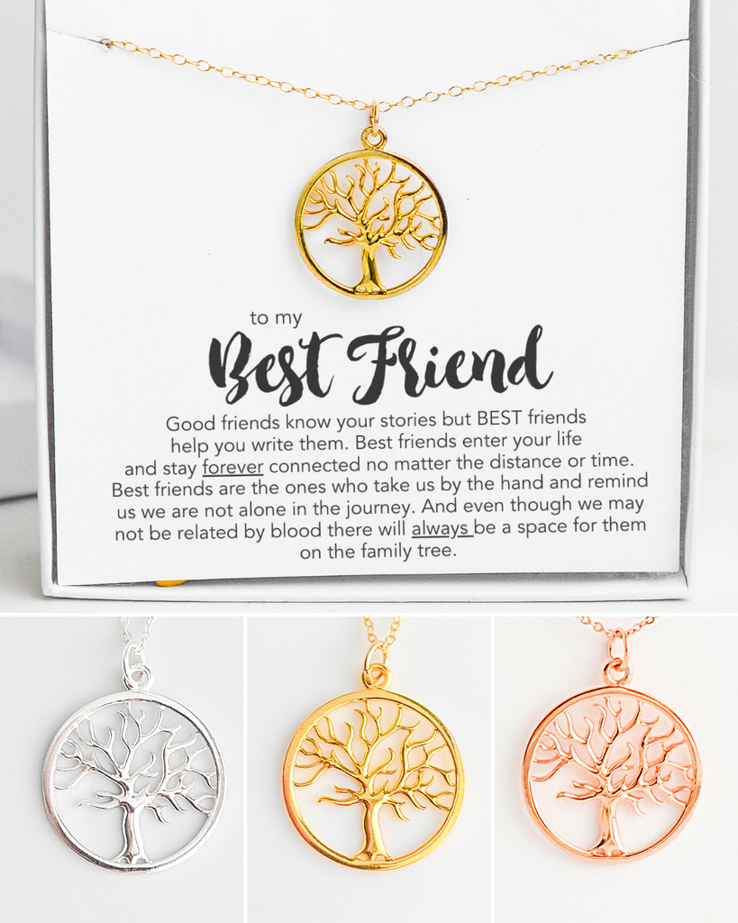 Best Friend Tree of Life Necklace